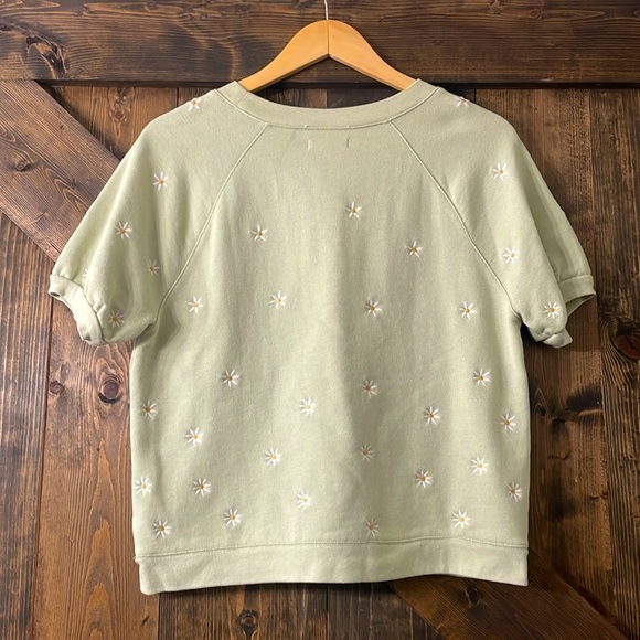 MADEWELL Daisy Embroidered Sweatshirt - Picture 4 of 8